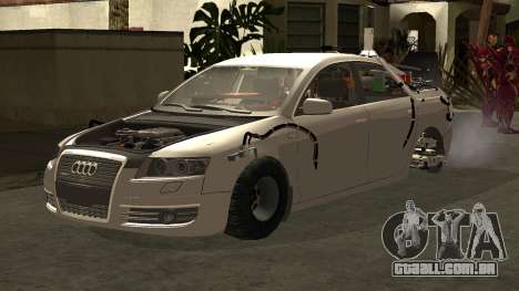 Fantasia Engraçado Audi A6 para GTA San Andreas