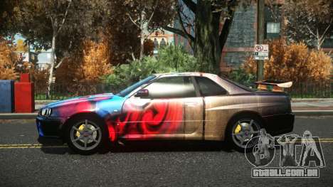 Nissan Skyline R34 Cusvar S10 para GTA 4