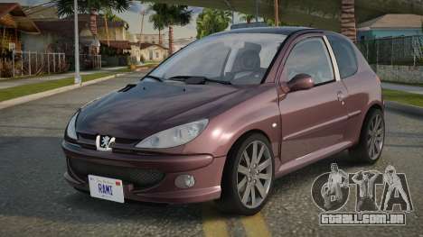 Peugeot 206 Tascoly para GTA San Andreas
