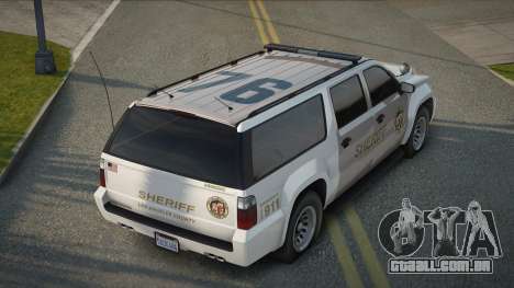 2007 Chevrolet Suburban Sheriff para GTA San Andreas