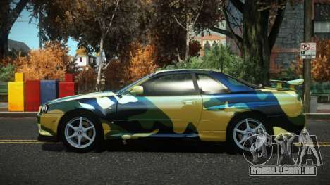 Nissan Skyline R34 Drujo S1 para GTA 4