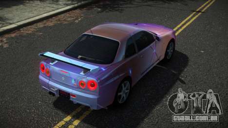 Nissan Skyline R34 Drujo S8 para GTA 4