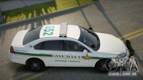 2012 Chevrolet Impala OCSO para GTA San Andreas
