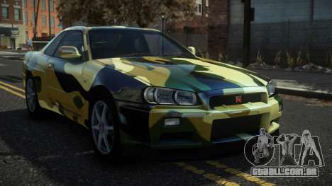 Nissan Skyline R34 Drujo S1 para GTA 4