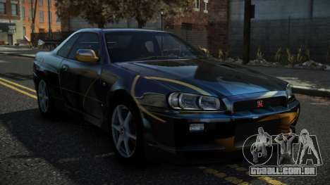 Nissan Skyline R34 Drujo S4 para GTA 4