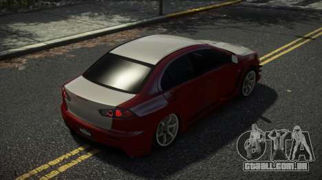 Mitsubishi Lancer Evolution X Volch para GTA 4