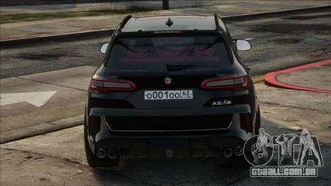BMW X5M 2020 Blek para GTA San Andreas