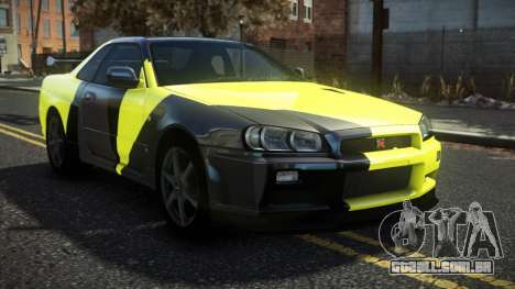 Nissan Skyline R34 Cusvar S9 para GTA 4
