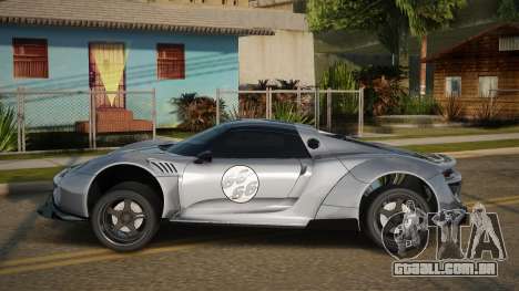 Porsche 918 Dusta para GTA San Andreas