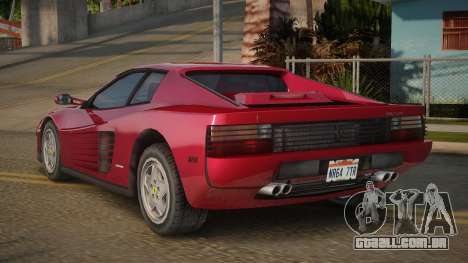 Ferrari 512 TR 85th para GTA San Andreas