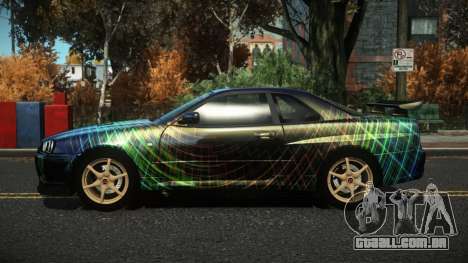 Nissan Skyline R34 Nazuxy S6 para GTA 4