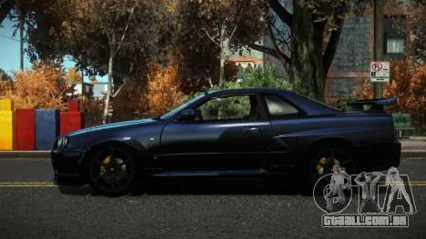 Nissan Skyline R34 Wecami para GTA 4