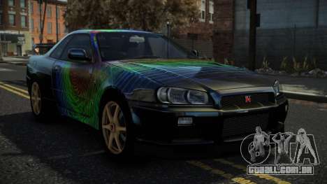 Nissan Skyline R34 Nazuxy S6 para GTA 4