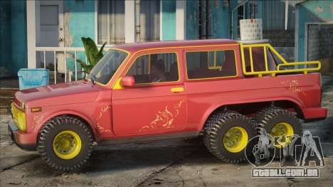 Lada Niva 6x6 New Year para GTA San Andreas