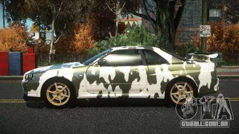 Nissan Skyline R34 Nazuxy S14 para GTA 4