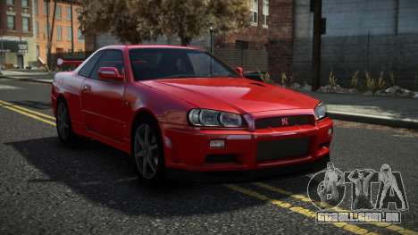 Nissan Skyline R34 Cusvar para GTA 4