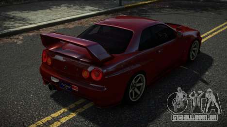 Nissan Skyline R34 Velbushe para GTA 4