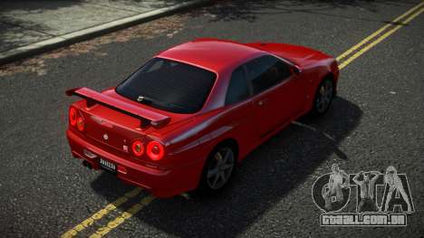 Nissan Skyline R34 Cusvar para GTA 4
