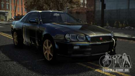Nissan Skyline R34 Nazuxy S13 para GTA 4