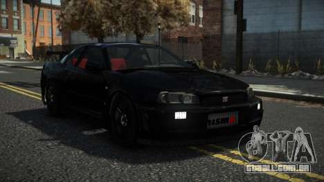 Nissan Skyline R34 Zertuka para GTA 4