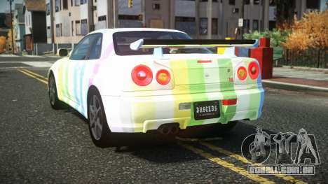 Nissan Skyline R34 Cusvar S4 para GTA 4