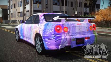 Nissan Skyline R34 Drujo S11 para GTA 4