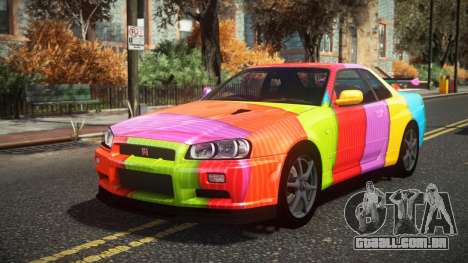 Nissan Skyline R34 Cusvar S1 para GTA 4