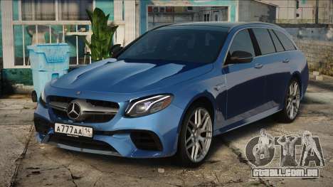 Mercedes-Benz E63s W213 Estate Blue para GTA San Andreas