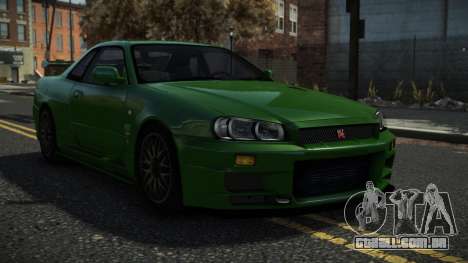 Nissan Skyline R34 Demuno para GTA 4