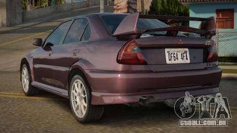Mitsubishi Lancer Evolution VI 99th para GTA San Andreas