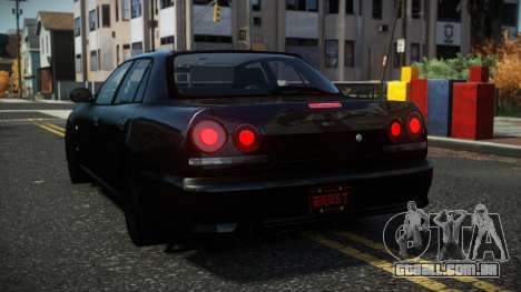 Nissan Skyline R34 Rubex para GTA 4