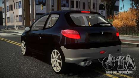 Peugeot 206 Zaserf para GTA 4