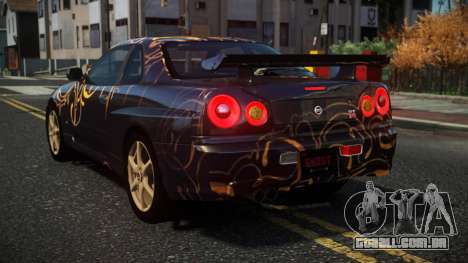 Nissan Skyline R34 Nazuxy S7 para GTA 4