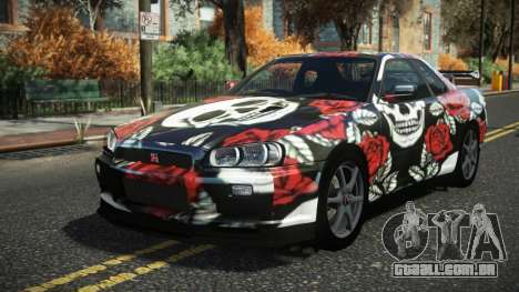 Nissan Skyline R34 Cusvar S2 para GTA 4