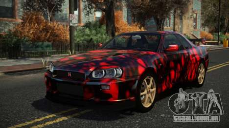 Nissan Skyline R34 Nazuxy S10 para GTA 4