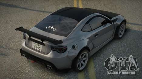 Toyota GT86 V1.2 para GTA San Andreas