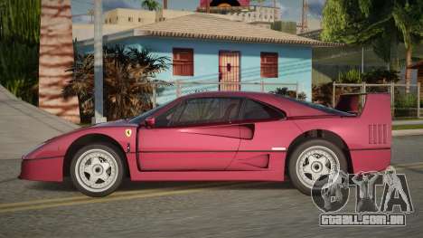 Ferrari F40 87th para GTA San Andreas