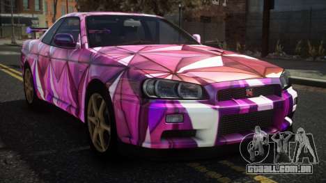 Nissan Skyline R34 Nazuxy S4 para GTA 4
