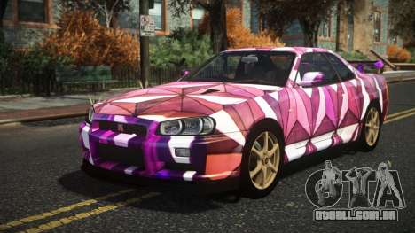 Nissan Skyline R34 Nazuxy S4 para GTA 4