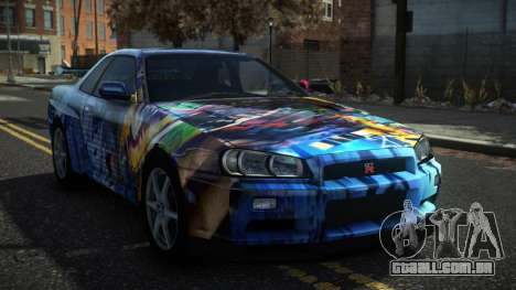 Nissan Skyline R34 Drujo S3 para GTA 4