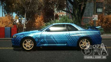 Nissan Skyline R34 Nazuxy S11 para GTA 4