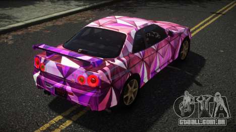 Nissan Skyline R34 Nazuxy S4 para GTA 4