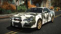 Nissan Skyline R34 Nazuxy S14 para GTA 4