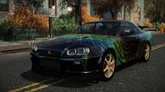 Nissan Skyline R34 Nazuxy S6 para GTA 4