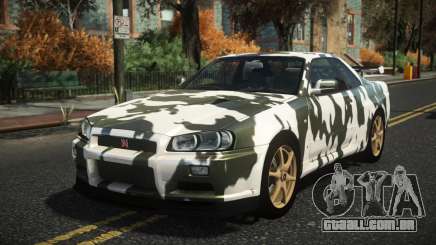 Nissan Skyline R34 Nazuxy S14 para GTA 4
