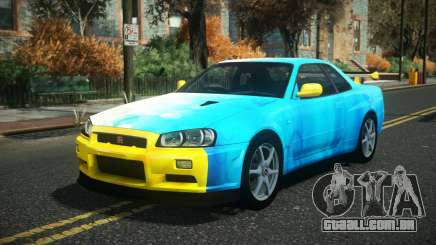 Nissan Skyline R34 Drujo S7 para GTA 4