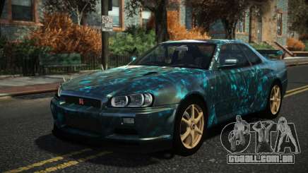 Nissan Skyline R34 Nazuxy S3 para GTA 4