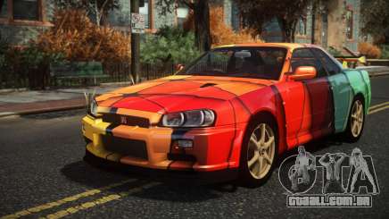 Nissan Skyline R34 Nazuxy S5 para GTA 4