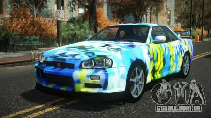 Nissan Skyline R34 Drujo S5 para GTA 4
