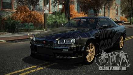 Nissan Skyline R34 Nazuxy S2 para GTA 4